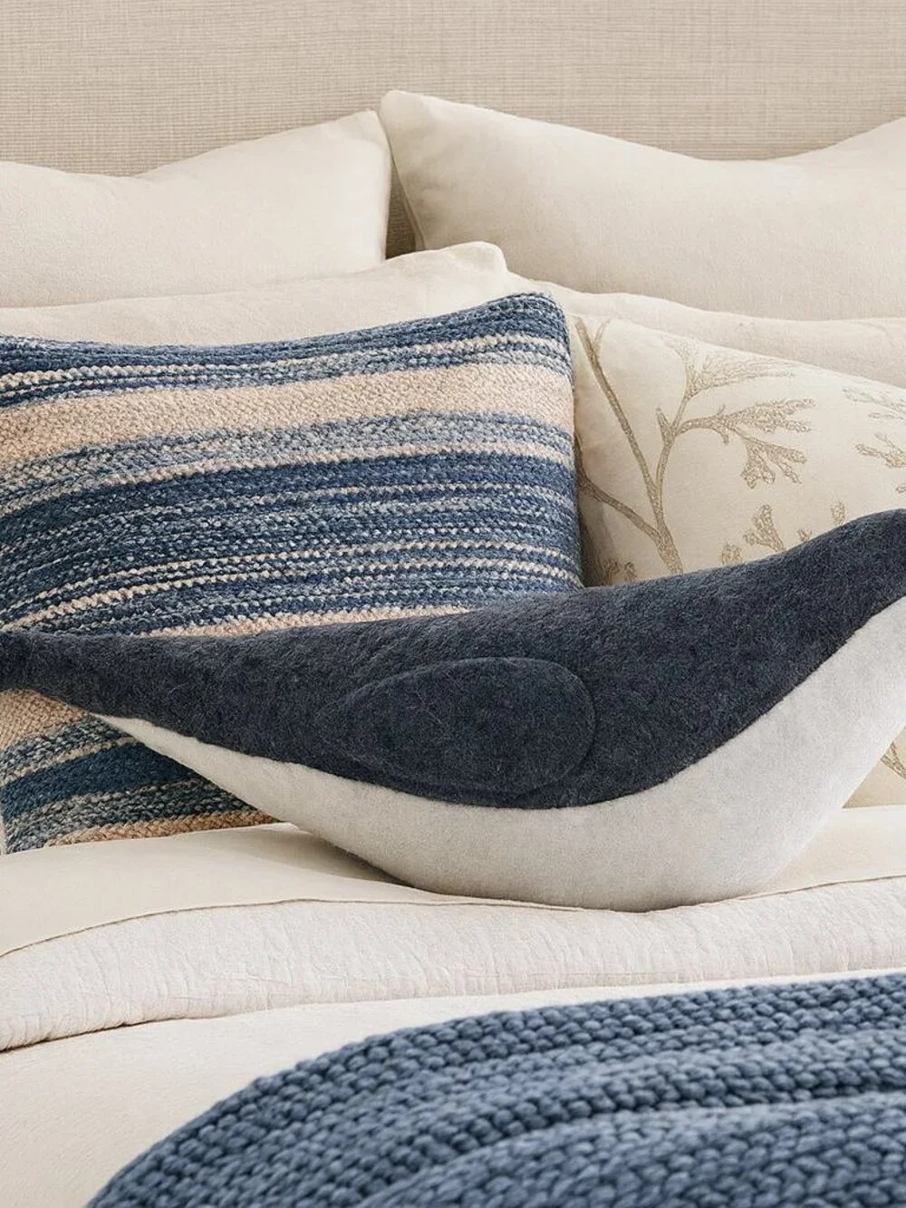 Pottery Barn Wally the Whale Pillow 22